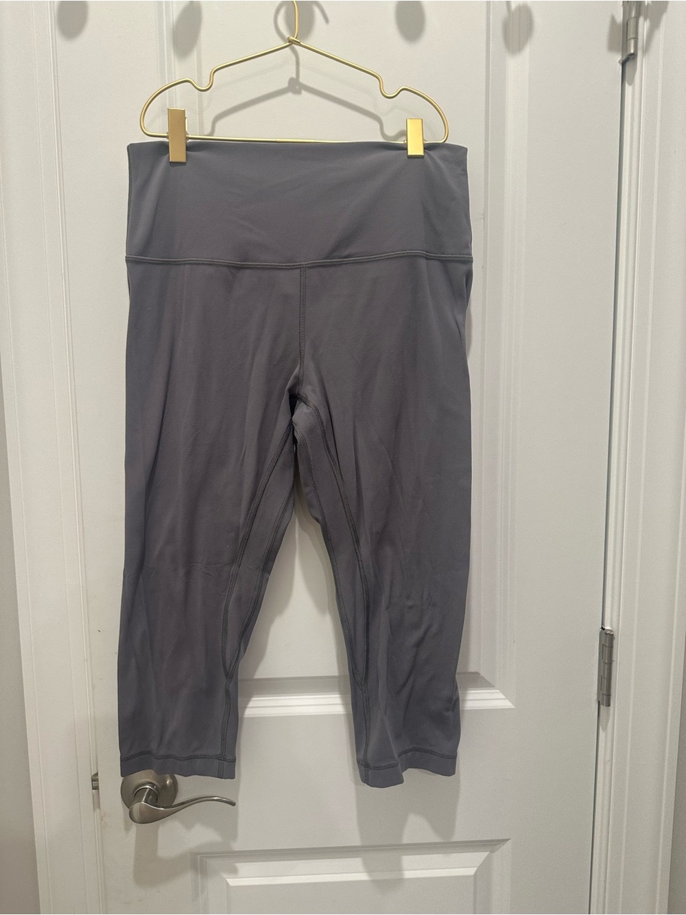 lululemon athletica Gray Cropped Leggings